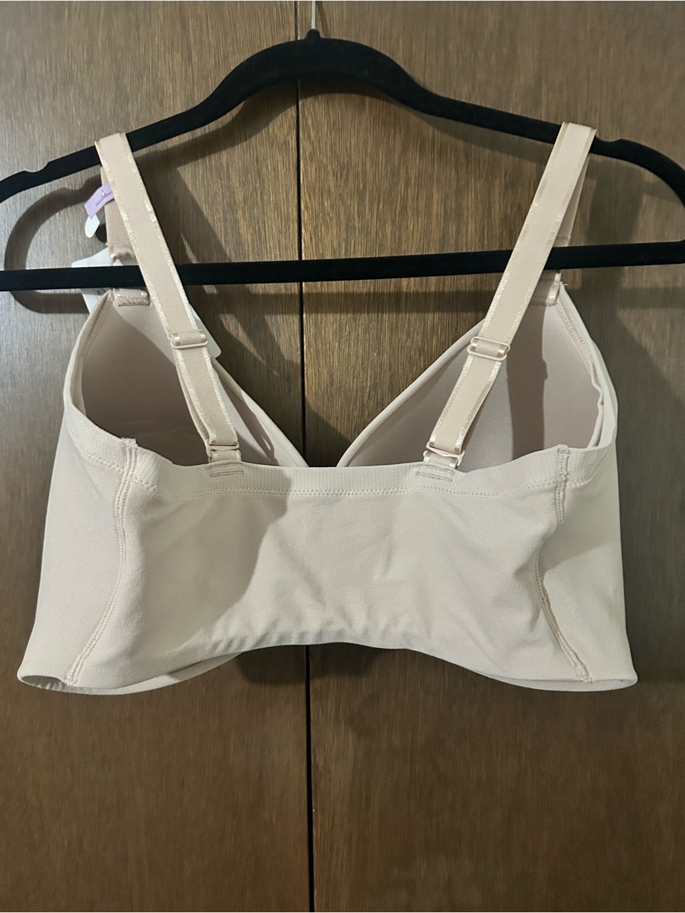 WonderBra Easyfit Wirefree Front Close Bra Nude Almond Size 40D NWT Lightweight - Picture 8 of 12